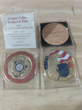 2009 Presidential Obama Inauguration Law Enforcement Badge Coin Collinson