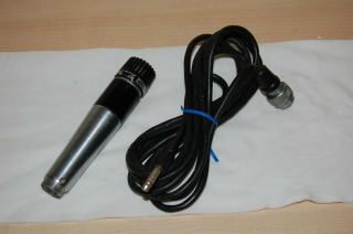 Vintage Shure Unidyne Iii Model Dy 45g Dynamic Microphone W/ Cable