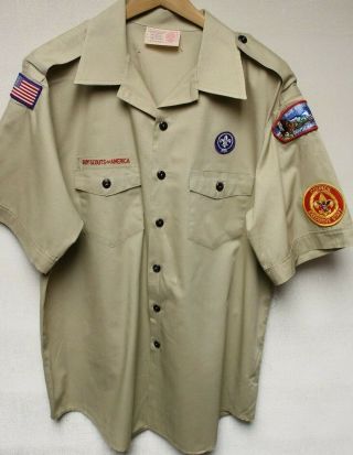 B5 Bsa Scout Uniform Shirt Size Mens X - Large,  Blue Ridge Council