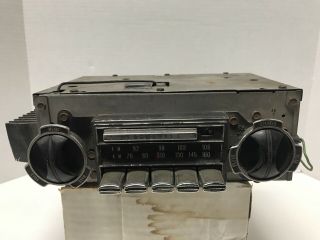 Vintage Oldsmobile Car Auto Am/fm Radio With Knobs