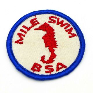 Boy Scout Bsa Mile Swim Patch