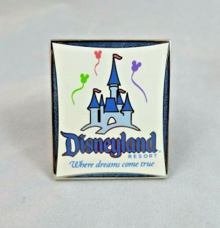 Disney Disneyland Pin - Castle And Balloons - Where Dreams Come True