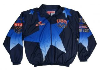 Vintage Champion 1996 Usa Olympic Team Jacket Award Ceremony Size Xxl Streetwear