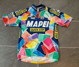 Sms Santini Vintage Mapei Cycling Jersey Men 