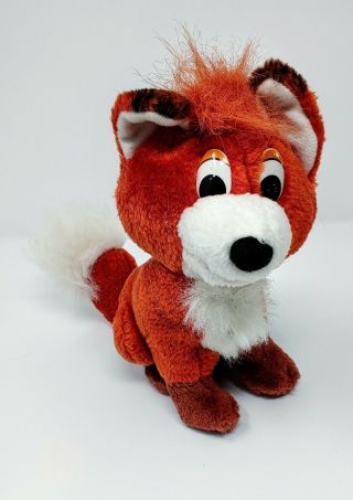 Vintage Disney Fox And The Hound Tod Stuffed Plush Video Release Exclusive 7 "