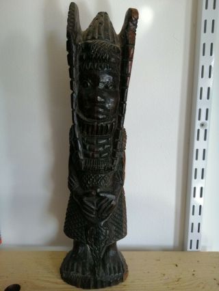 Benin Wooden Statue
