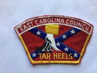 Boy Scout East Carolina Council Tar Heels Philmont 1975 Shoulder Patch Csp