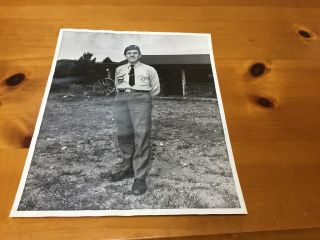 Vintage Photo Of Boy Scout Camp Chief Gilwell Park,  England
