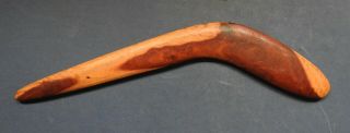 Old Aboriginal Mulga Wood Boomerang - Unusual Shape - 16 Inches (41 Cm) Long