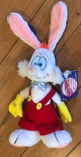 Vintage 1987 Applause Disney Who Framed Roger Rabbit Plush Stuffed Animal