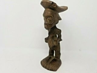 Very Old Bene Lulua African Tribal Art From Ivory Coast Or Liberia Neck Rest