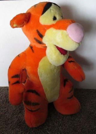 Large Disney Winnie The Pooh Tigger Stuffed Plush Toy 22 " Mattel