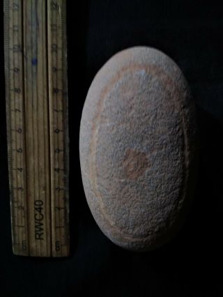 Small Fine Old Engraved Stone North Central Desert Australia Message Aborig