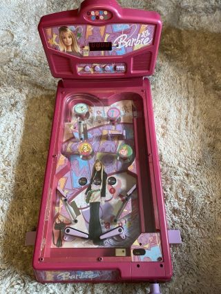 Barbie Tabletop Pinball Machine Lights And Sounds