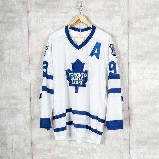 Vintage Nhl Ccm Toronto Maple Leafs Doug Gilmour 93 Jersey Size Large