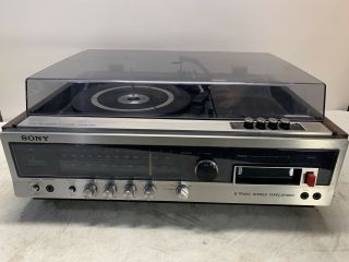 Vintage Sony Stereo Music System Hme - 418 - 8 Track Record Tuner - Parts/repair