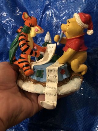Disney Winnie The Pooh Tigger Christmas Stocking Hanger Holder.  Dear Santa Hunny