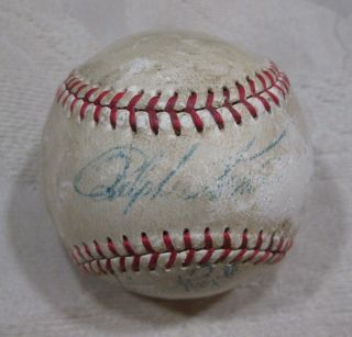 Vintage 1948 Pittsburgh Pirates Baseball With 4 Autographs Ralph Kiner,  More