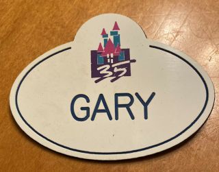 Disneyland Cast Member Name Tag Badge 35 Years Of Magic & Mickey " Gary”