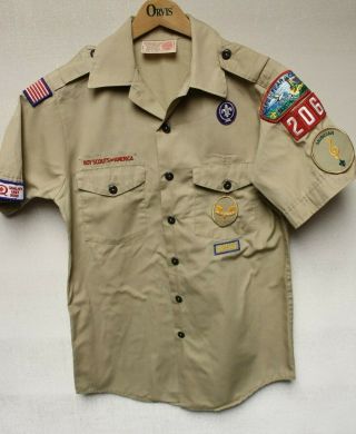 B5 Bsa Scout Uniform Shirt,  Size Mens Small,