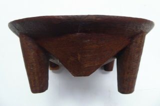 Vintage Carved Wooden Small Fijian Kava Bowl