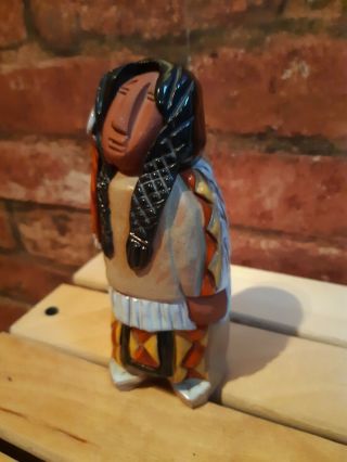 Keena Art Pottery Native American Indians Figurine 2