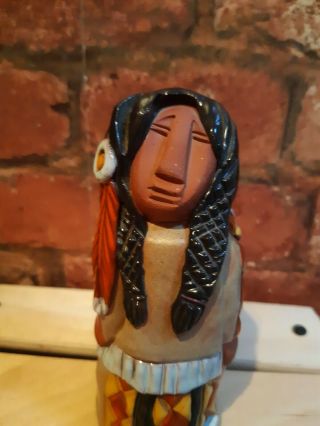Keena Art Pottery Native American Indians Figurine 3