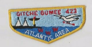 Oa Flap Lodge 423 Gitche Gumee S1? Merged 1992 Atlantic Area