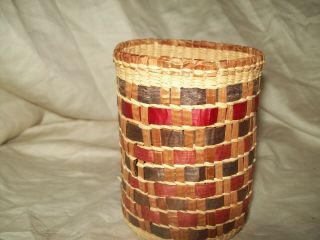 2 - Vintage Haida/salish Native American Indian Baskets - Woven Cedar