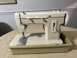 Vintage Singer Zig Zag Heavy Duty Sewing Machine Made In France/italy 621 - B