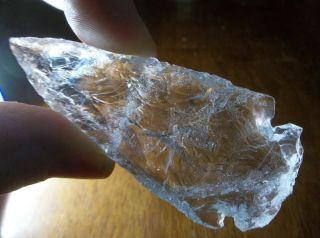 Xxx Rare Big Carolina Crystal Quartz Dove Tail Gem Point 3 Inches Long
