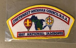Bsa Jsp - 1997 National Jamboree - Southwest Michigan Council Csp 5.  5 " X 3 "