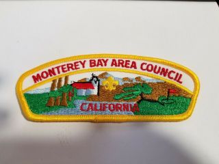 Vintage Boy Scout Patch - Bsa - Monterey Bay Area Council - California