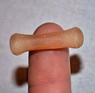 Ancient African Neolithic Hand Carved Stone Piercing Plug / Hair Decoration