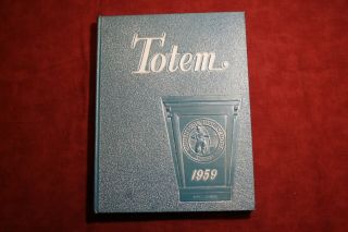 1959 South Side High School Yearbook,  The Totem,  Fort Wayne Indiana