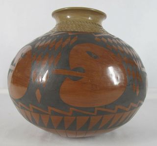 Early Huge Gloria Hernandez Pueblo Mata Ortiz/casas Grandes Olla Pottery Pot Yqz