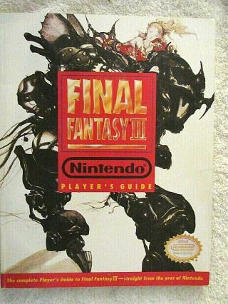 Vintage Final Fantasy Iii Nintendo Player 