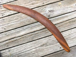 Australian Aboriginal Boomerang,  Finely Fluted Hardwood,  Central Desert