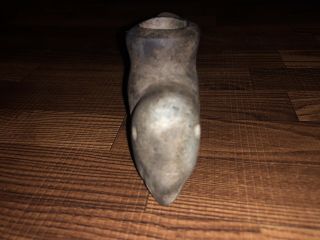 Ancient Carved Stone Native American Artifact Bird Effigy Pipe 3