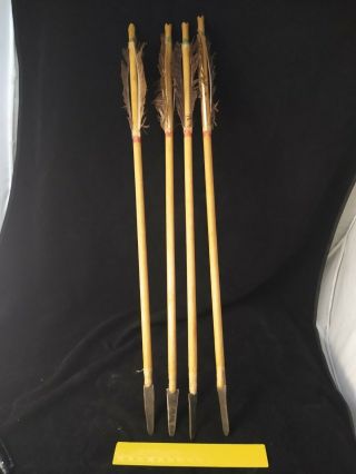 Old Plains Native American Indian Bow Trade Points