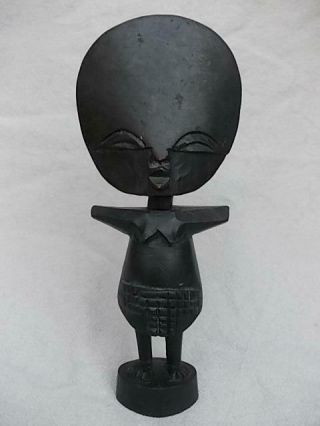 594 / Mid 20th Century African Hand Carved Wood Fertility Doll