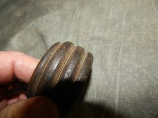 Antique West African Bronze/Copper Coil Bracelet 13.  7 oz 3