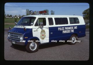 Maplewood Mn Parkside Police Paramedic Unit Dodge Sportsman Fire Apparatus Slide