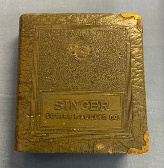 Singer Sewing Machine Co.  Book Promotional Coin Bank Zell Prods.  C.  1920