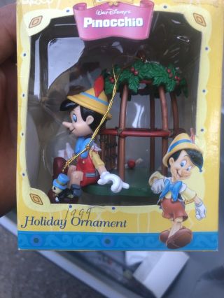 Disney Pinocchio Christmas Ornament Enesco Puppet Motion