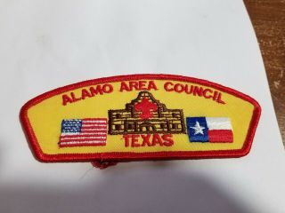 Vintage Boy Scout Patch - Bsa - Alamo Area Council - Texas
