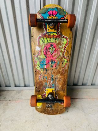 Vintage Vision John Grigley Street Ghost 85 Skateboard Deck Kr Radial Rollers