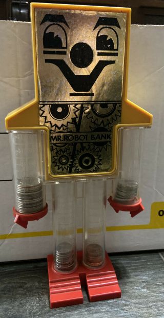 Vtg Mr.  Robot Bank Coin Sorting Mechanical Bank Wolverine Made Usa