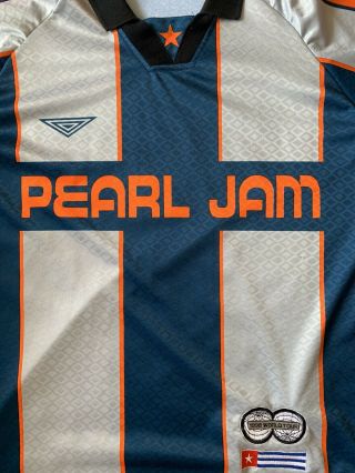 Vintage Pearl Jam 1998 World Tour Soccer futbol Jersey Concert Shirt,  XL 3