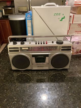 Sanyo M9706 Vintage Boombox Ghetto Blaster Stereo Cassette Recorder